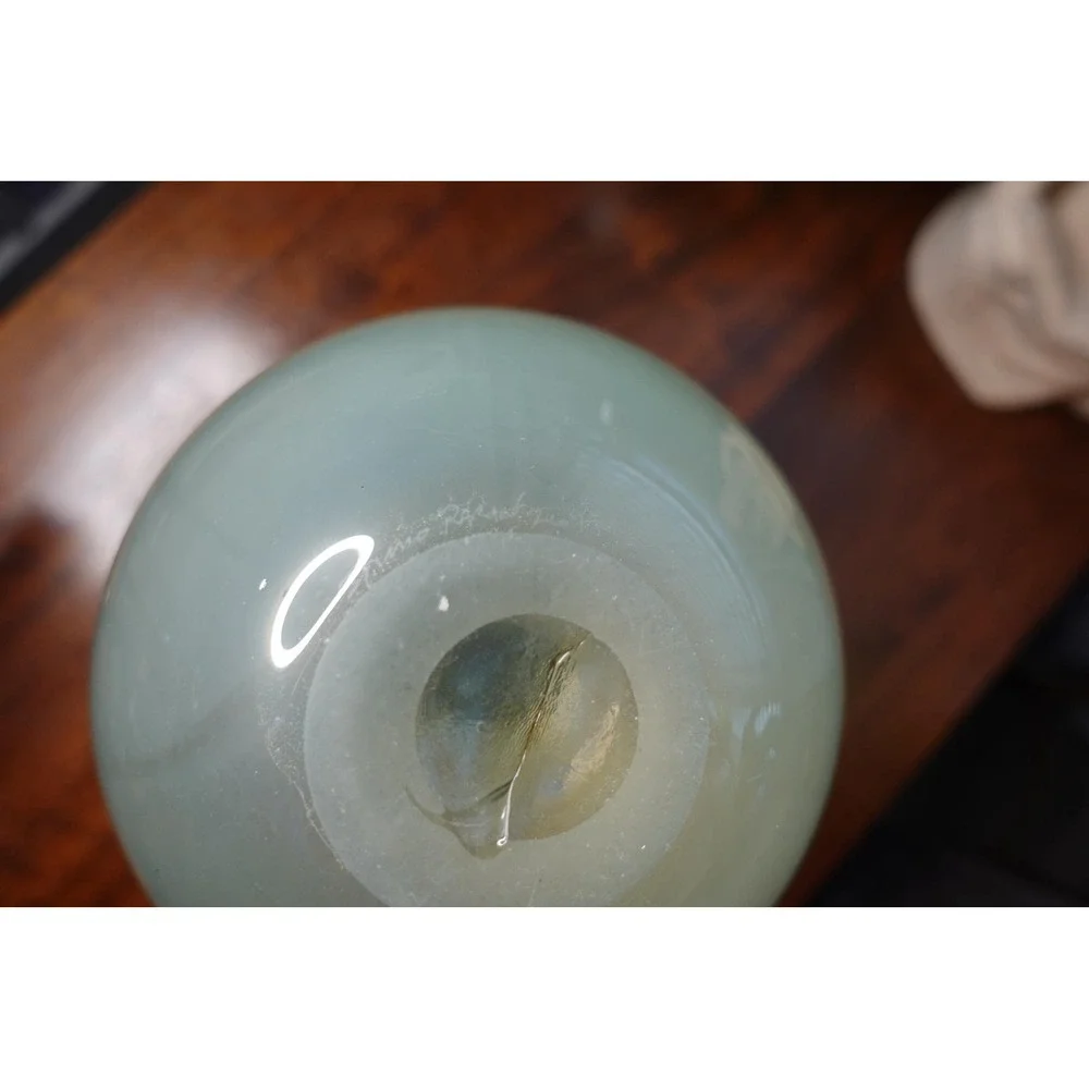 Vintage Richard Jones Large‎ gourd like shape hand blown art glass vase